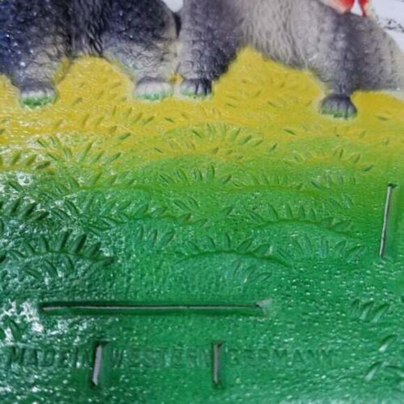 Poodles Vintage 1950s German Die Cut - Picture 7 of 9